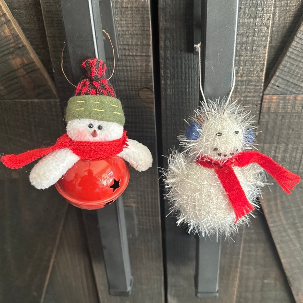Snowmen Ornaments Set of 2